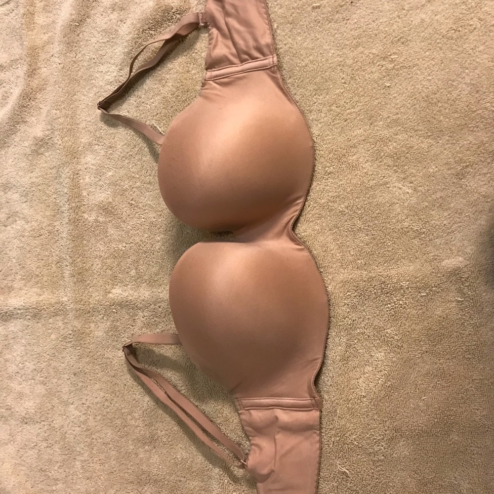 Nude 32DDD Strapless Bra